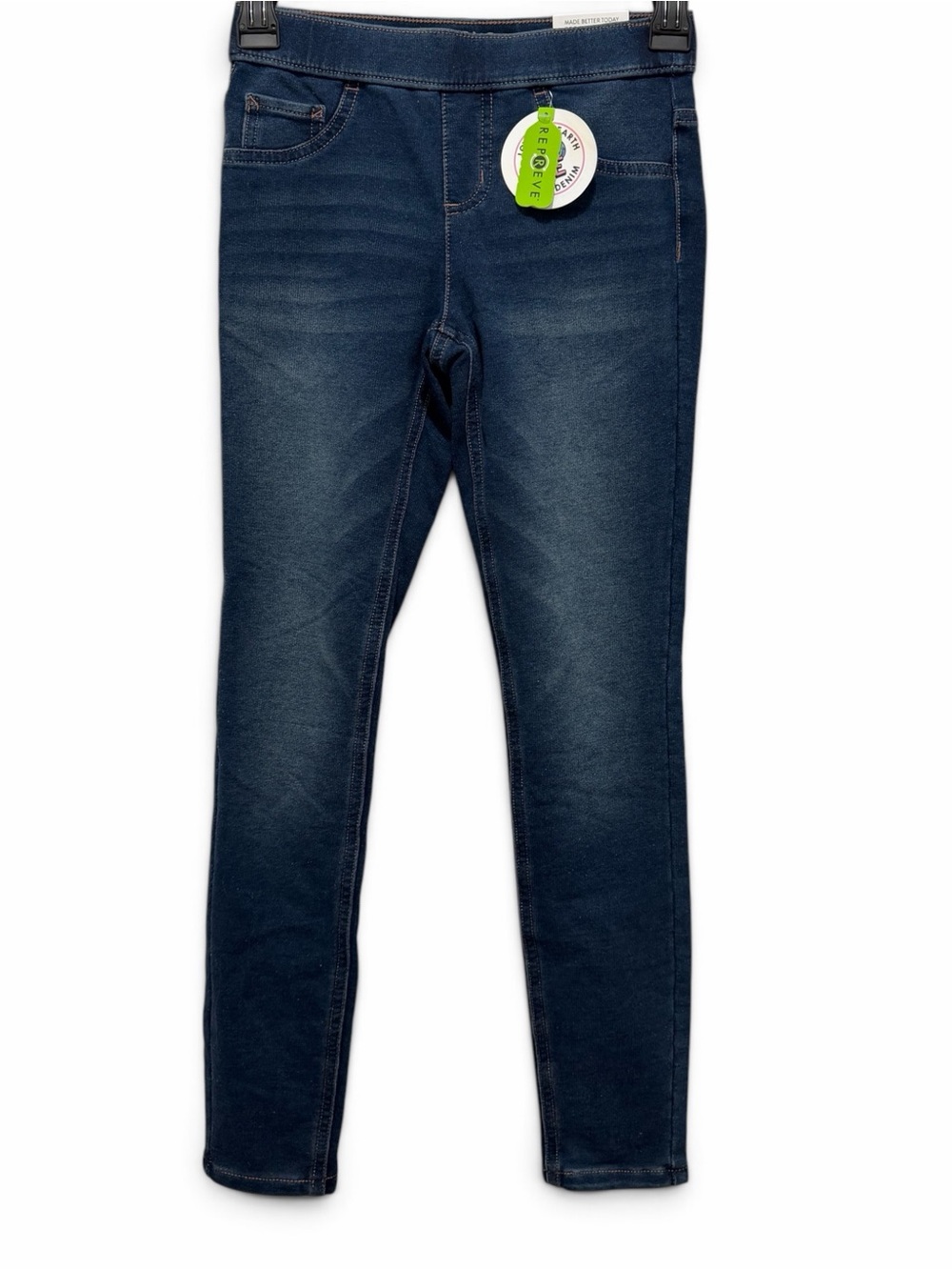 Justice Girls' Dark Blue Stretch Jean Leggings Size 10